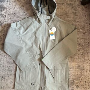Vuori Pfeiffer Rain Jacket in Talc